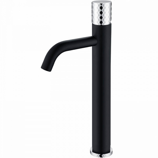 Смеситель для раковины Boheme Stick 122-BCR черный хром