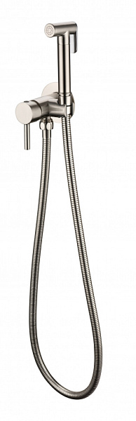 Смеситель встраиваемый с гигиеническим душем Grohenberg GB001NK Никель