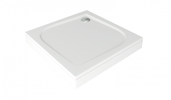 Душевой поддон Good Door Квадро 90x90 + ножки + экран + слив Ф85