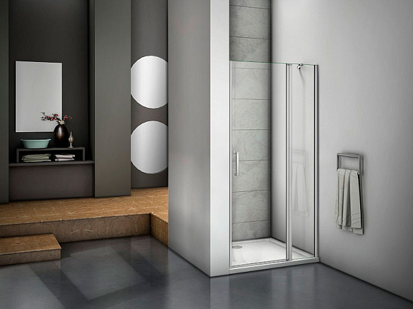 Душевая дверь в нишу Good Door Mokka WTW-130-C-WE