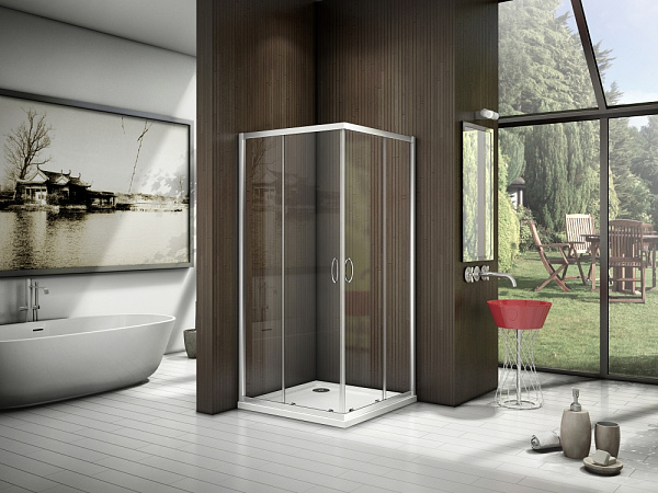 Душевой уголок Good Door Latte CR-80-C-WE