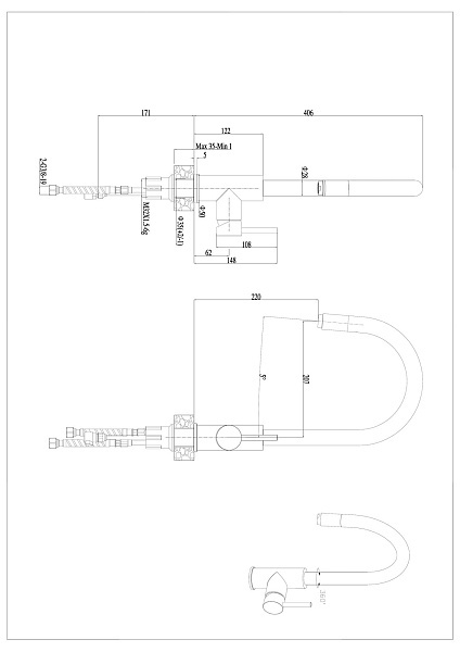 Смеситель для кухни Haiba HB70304-5