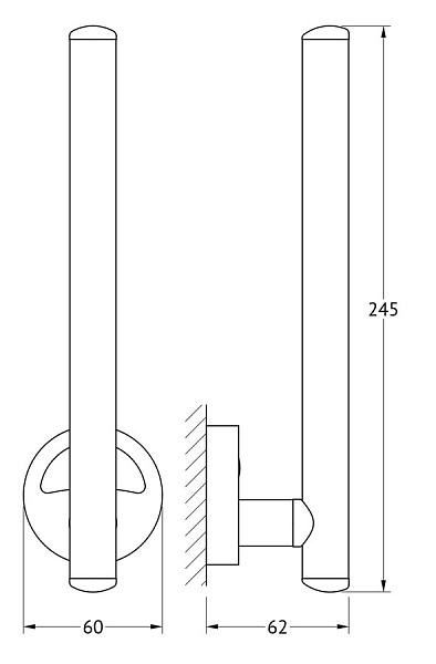 Держатель запасных рулонов FBS Ellea ELL 021