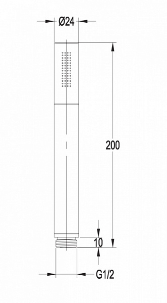 Душевая лейка Omnires Omnires Microphone MICROPHONE-RNI никель