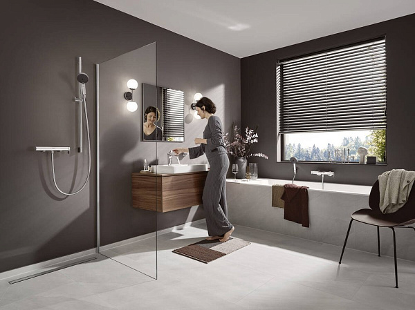 Душевая лейка ansgrohe Pulsify 105 3jet 24100000