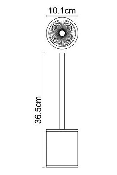 Ершик для унитаза WasserKraft Rossel K-5727